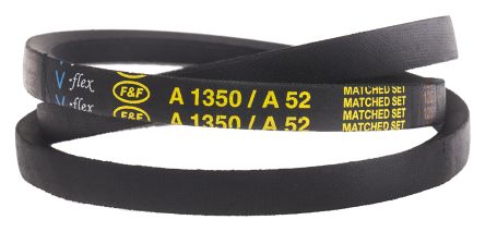 RS PRO Drive Belt, Belt Section A, 1320mm Length