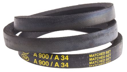 RS PRO 同步带, 长864mm, A型皮带, 顶宽13mm, 最小皮带直径80mm