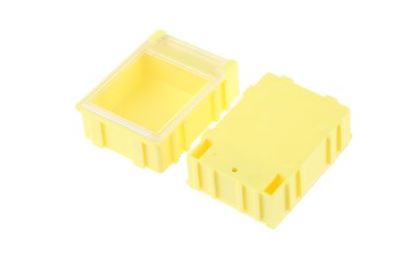 Licefa Kleinteilebox, ABS Gelb, 21mm X 56mm X 42mm