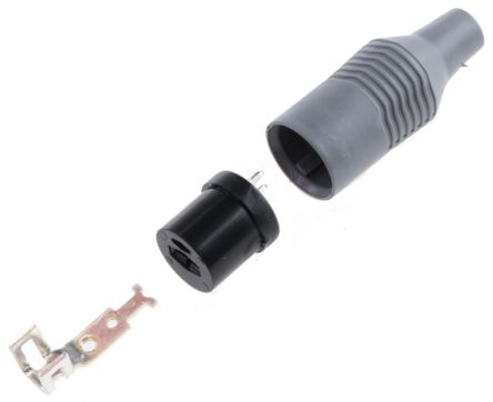RS PRO Connecteur DIN, 2 Contacts, Femelle, Montage Sur Câble, A Souder