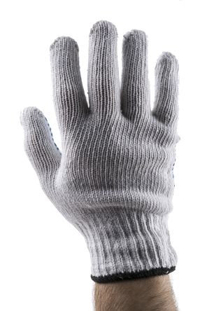 white pvc gloves