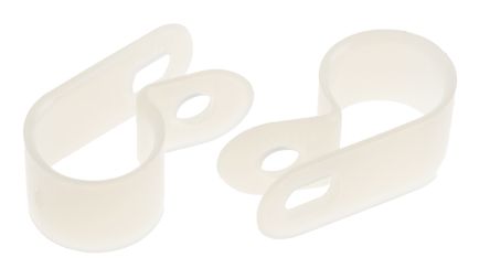RS PRO Clip Serre-câbles, Ø Max 12.7mm En Nylon Type Clip Serre-câbles