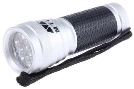 MTI Taschenlampe LED Silber Im Alu-Gehäuse, 103 Mm