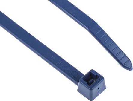HellermannTyton MCT50R Nylon, Metall-detektierbar Kabelbinder Blau 4,6 Mm X 200mm, 100 Stück