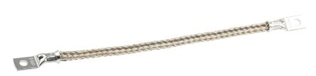 RS PRO Braided Wire, M5 Stud Size, 16 X 20 X 0.2 Mm, 0.2m BS EN 13602:2002, BS4109
