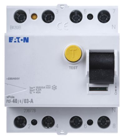 Eaton PXF-A RCCB, 3P+N-polig, 40A, 300mA Typ A PXF