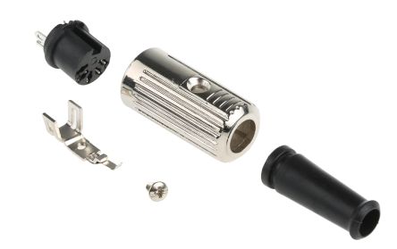100 V ac RS Pro YE-147XS Series 1A 5 Pole Din Socket Socket Push Lock