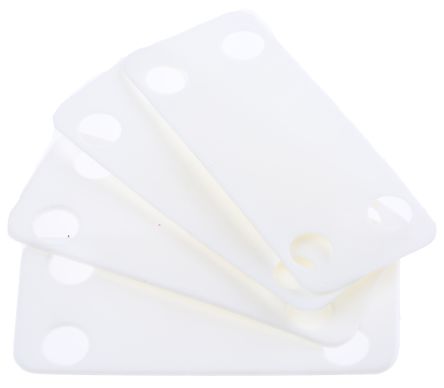 RS PRO Cable Tie Cable Markers, White