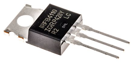 Infineon HEXFET IRFB4110PBF N-Kanal, THT MOSFET 100 V / 180 A 370 W, 3-Pin TO-220AB