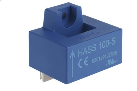 LEM HASS, 100:1 Stromwandler Hall-Effekt 100A, Leitermaß 20.4 X 10.4mm, 40mm X 32.4mm X 30mm