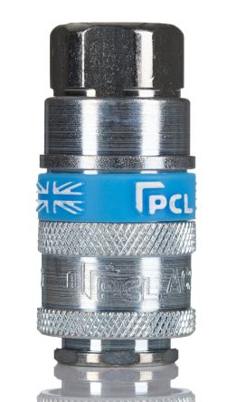 PCL Pneumatische Schnellsteckkupplung Stahl, Rp1/4 Buchse, Mit Gewinde