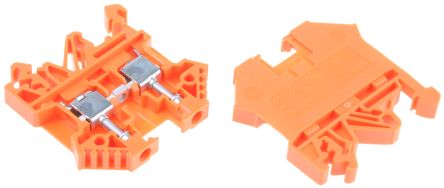 RS PRO Reihenklemmenblock Einfach Orange, 0.2 → 4mm², 800 V / 32A