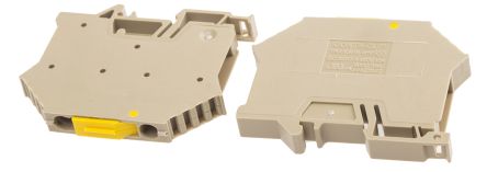 RS PRO Brown Disconnect Terminal Block, 0.2 → 4, Screw Termination