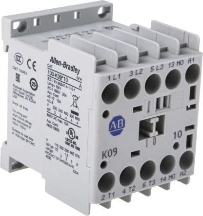 Allen Bradley Serie 100 100K Leistungsschütz / 24 V Dc Spule, 3 -polig 3 Schließer, 690 V Ac / 9 A