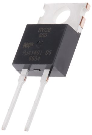 WeEn Semiconductors Co., Ltd WeEn Semiconductors THT Hyperschnell Diode, 600V / 8A, 2-Pin TO-220AC