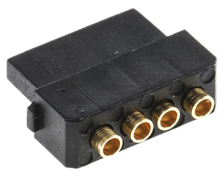 HARWIN Kit Conector Serie Datamate M80, Contiene Conector Hembra De Contactos Crimpados Y Carcasa SIL De 4 Vías