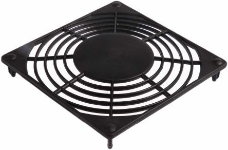 Ebm-papst Plastic Finger Guard For 92mm Fans, 82.5mm Hole Spacing, 92 X 92mm