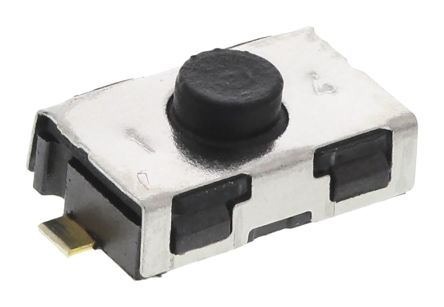 C & K Interruptor Táctil Tipo Botón, Contactos SPST 2.5mm, IP50
