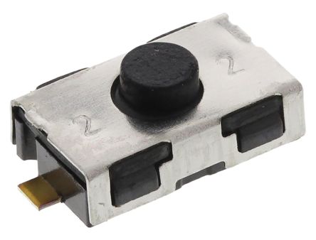 C & K IP50 Button Tactile Switch, SPST 50 MA @ 32 V Dc 0.8mm