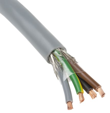 Various Lengths SY Cable 3 Core 2.5mm Steel Braided Multicore Control Flexible