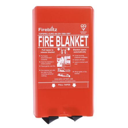 Glass Fibre Fire Blanket, 120 x 180cm