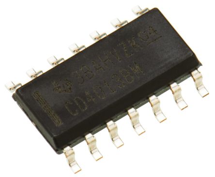 Texas Instruments IC Flip-Flop, D-Typ, 4000, Differential, Single Ended, Positiv-Flanke, SOIC, 14-Pin