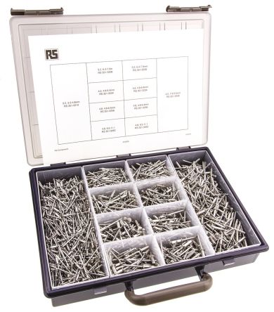 ALUMINIUM OPEN END POP RIVET KIT