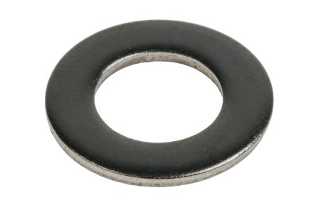 RS PRO Stainless Steel Plain Washer, 1.6mm Thickness, M12 (Form B), A2 304