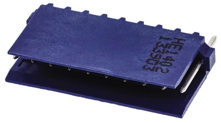 TE Connectivity AMPMODU HE14 Leiterplatten-Stiftleiste Gerade, 10-polig / 1-reihig, Raster 2.54mm, Kabel-Platine,
