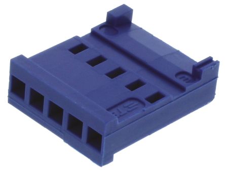 TE Connectivity, AMPMODU HE13/HE14 Female Connector Housing, 2.54mm Pitch, 5 Way, 1 Row