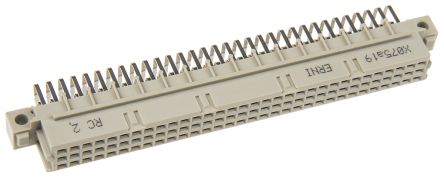 ERNI C2 DIN 41612-Steckverbinder Buchse Gewinkelt, 96-polig / 3-reihig, Raster 2.54mm Lötanschluss