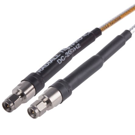 Radiall Cable Coaxial, 50 Ω, Con. A: SMA, Macho, Con. B: SMA, Macho, Long. 910mm
