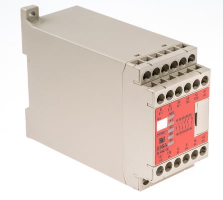 Omron Single/Dual-Channel Emergency Stop Safety Relay, 24V Ac/dc, 5 Safety Contacts