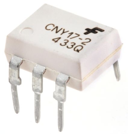 Onsemi THT Optokoppler DC-In / Transistor-Out, 6-Pin PDIP, Isolation 7,5 KV Eff