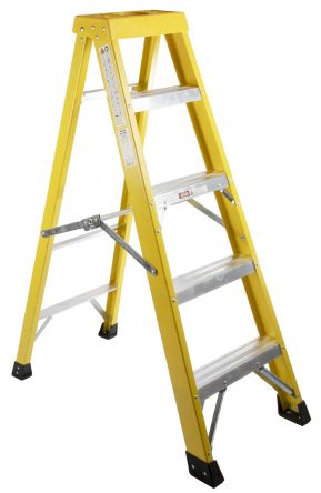 RS PRO Fibreglass Step Ladder 5 steps | RS Components