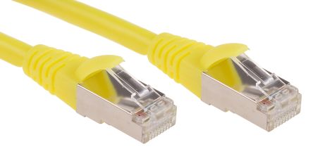 RS PRO Ethernetkabel Cat.6, 3m, Gelb Patchkabel, A RJ45 F/UTP Stecker, B RJ45, LSZH