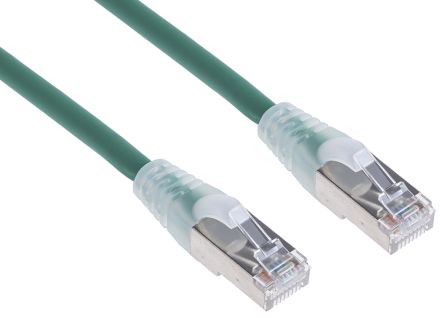 RS PRO Ethernetkabel Cat.6, 1m, Grün Patchkabel, A RJ45 F/UTP Stecker, B RJ45, LSZH