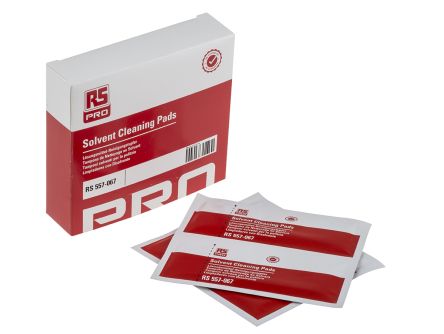 RS PRO Isopropanol-Tücher, Weiß, 125 X 110mm, 20 Tücher Pro Packung