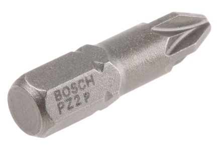 Bosch Inserto Per Cacciaviti Pozidriv, 3 Pezzi, PZ2