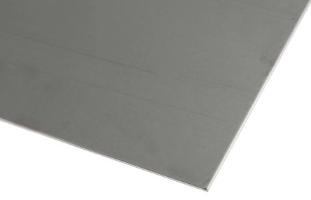RS PRO Stainless Steel Metal Sheet 500mm X 300mm, 0.5mm Thick