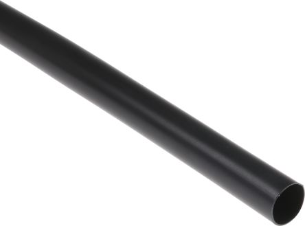 RS PRO 聚烯烃热缩管, 9mm直径, 1.2m长, 黑色, 3:1