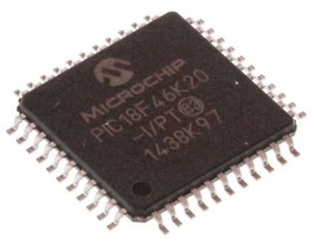 Microchip Mikrocontroller PIC18F PIC 8bit SMD 1024 KB, 64 KB TQFP 44-Pin 64MHz 3,936 KB RAM