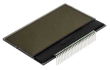 Displaytech Monochrom LCD, Graphisch 128 X 64pixels, Hintergrund Grün Reflektiv