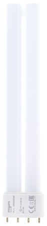 Philips Lighting Ampoule Fluocompacte 2G11, 18 W, 4000K, Forme Double Tube, Neutre