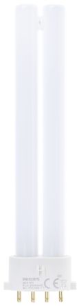 Philips Lighting 2G7 Twin Tube Shape CFL Bulb, 9 W, 2700K, Warm White Colour Tone