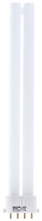 Philips Lighting 2G7 Twin Tube Shape CFL Bulb, 11 W, 2700K, Warm White Colour Tone