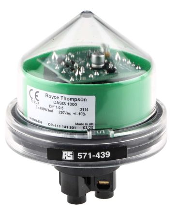 Royce Thompson Electric Controlador De Iluminación OASIS 1000 KIT DRG 114, Sensor, Fotodiodo De Silicio Filtrado,