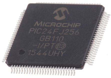 Microchip Microcontrôleur, 16bit, 16 Ko RAM, 256 Ko, 32MHz, TQFP 100, Série PIC24FJ