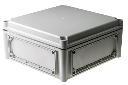 Fibox EK Polycarbonat Gehäuse Grau Außenmaß 280 X 280 X 130mm IP66, IP67
