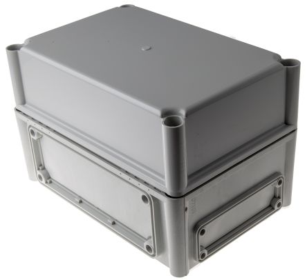 Fibox Caja De Policarbonato Gris, 280 X 190 X 180mm, IP67